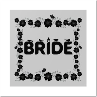 Gothic Bride Design Posters and Art